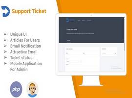 اسکریپت سیستم پشتیبانی Support Ticket System