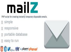 اسکریپت ایمیل دهی موقت MailZ