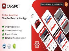 اپلیکیشن CarSpot – Dealership Classified React Native App