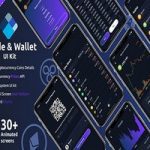 کیت رابط کاربری اپلیکیشن Crypto Trade & wallet Flutter UI kit