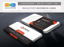 کارت ویزیت لایه باز املاک و معاملات ملک Realestate Business Card
