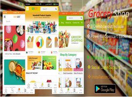 اپلیکیشن Android Ecommerce – GroceryShop App