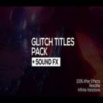 دانلود پروژه افتر افکت ۳۰ Glitch Titles + Sound FX