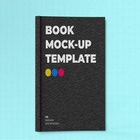 موکاپ جلد کتاب A5 Book Cover Mockup