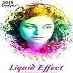 اکشن فتوشاپ Liquid Effect Photoshop Action