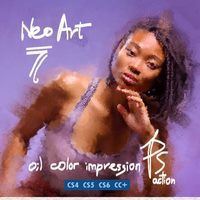 اکشن فتوشاپ نقاشی رنگ روغن NEOart 7 Oil Paint Impression Advanced