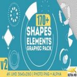 پک افترافکت گرافیکی اشکال و عناصر Shapes & Elements Graphic Pack