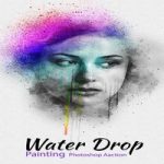 اکشن فتوشاپ Water Drop Painting Photoshop Action