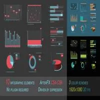 افتر افکت اینفوگرافیک Infographics