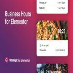 افزونه Business hours widget for Elementor – Worker