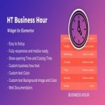 افزونه HT Business Hour Widget برای المنتور