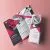 بروشور سه لت Trifold Brochure Layout with Pink Accents