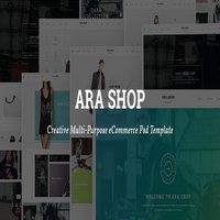 قالب Ara – Fashion Store Multipurpose PSD Template