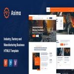 قالب HTML5 صنعتی Axima