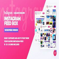 افزونه Instagram Feed Box برای وردپرس