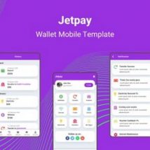 قالب کیف پول موبایل Jetpay
