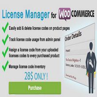 افزونه License Manager for Woocommerce