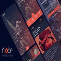 قالب Niobe HTML Mobile Template