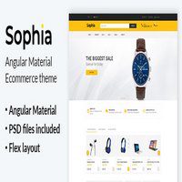 قالب Angular فروشگاهی Sophia