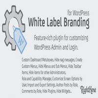 افزونه White Label Branding برای وردپرس
