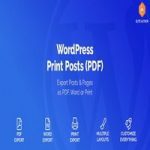 افزونه WordPress Print Posts & Pages PDF