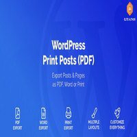 افزونه WordPress Print Posts & Pages PDF