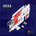 کیت UI وبسایت HEXA