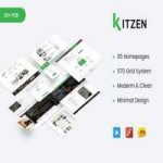 قالب Kitzen – تمپلیت مدرن PSD