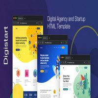 قالب اچ تی ام ال Digistart