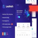 قالب اچ تی ام ال LeadMath