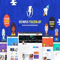 قالب شبکه اجتماعی و بادی پرس Olympus