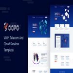 قالب اچ تی ام ال Voopo – VOIP, Telecom And Cloud Services Template