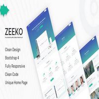 قالب اچ تی ام ال Zeeko