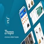 قالب اچ تی ام ال فروشگاهی موبایل Zhopo