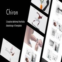 قالب نمونه کار HTML بوت استرپ ۴ Chiron