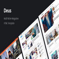 قالب Deus – قالب HTML مجله ای و خبری