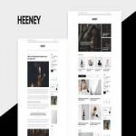 قالب HTML وبلاگی Heeney