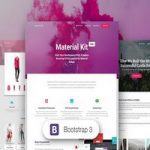 قالب Material Kit Pro – کیت رابط کاربری متریال دیزاین