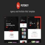 دانلود Potency – Creative Agency And Portfolio HTML5 Template
