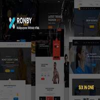 قالب Ronby-قالب HTML5 بوت استرپ