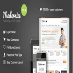 قالب Modernize برای وردپرس
