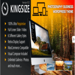 قالب عکاسی تمام صفحه KingSize برای وردپرس