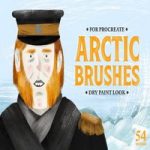 براش پروکریت Arctic Dry Brushes for Procreate
