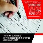 افزونه Form Generating PDF برای وردپرس