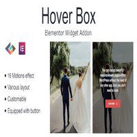 افزونه Hover Box برای المنتور