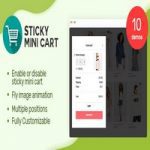 افزونه Sticky Mini Cart برای ووکامرس