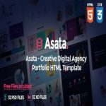قالب HTML نمونه کار شرکتی Asata