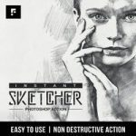 اکشن فتوشاپ Instant Sketcher