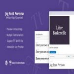 افزونه Jeg Font Preview برای Easy Digital Downloads