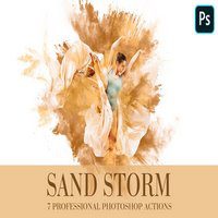 اکشن Sand Storm طوفان شن برای فتوشاپ